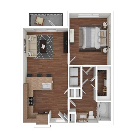 a1 floor plan 1 bedroom 1190 square feet the